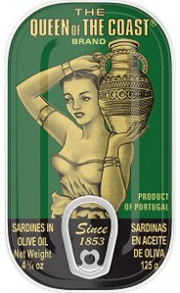 The Queen of The Coast® Brand Sardines in Olive Oil