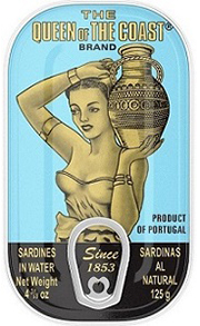 The Queen of The Coast® Brand Sardines in Water