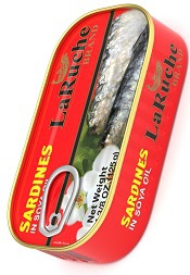 LaRuche Brand Sardines in Soya Oil