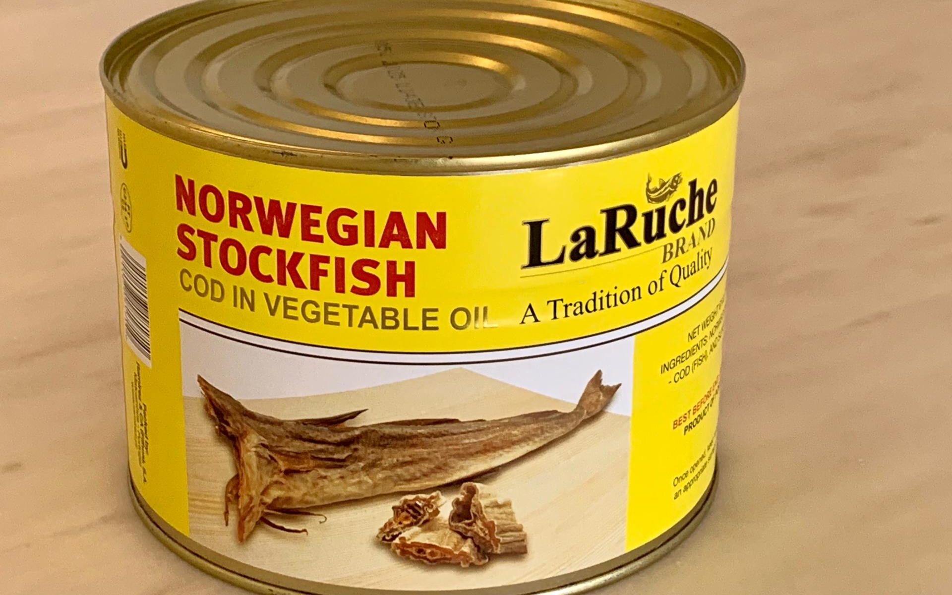 Norwegian Stockfish in Sunflower Oil 1730g x 2, Family Pack LaRuche